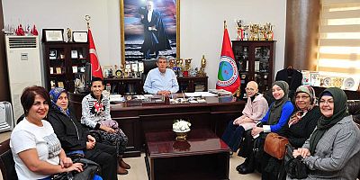 Balçova Belediye Başkanı Mehmet Ali Çalkaya’yı ziyaret ettiler