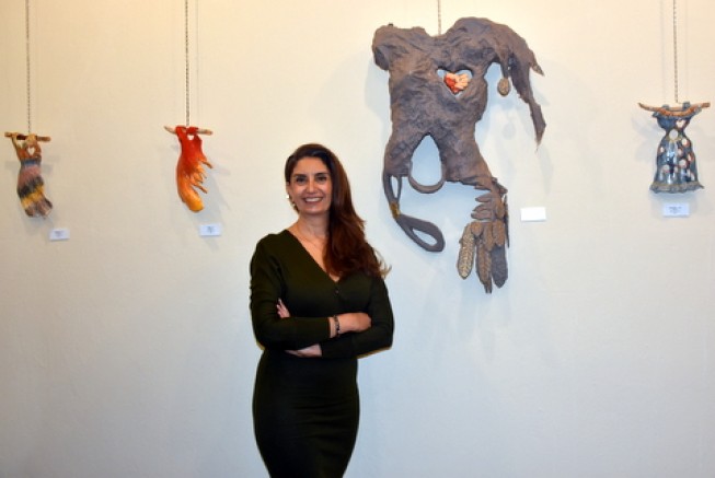 ‘‘Kalplerde Boşluk’’ Seramik ve Kağıt Heykel Sergisi Açıldı