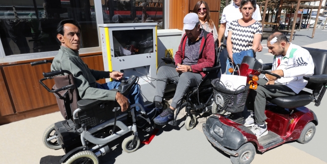 Narlıdere Engelli Şarj  İstasyonu Kuruldu