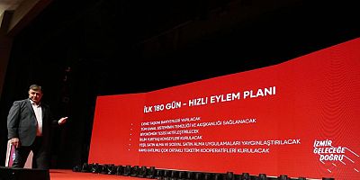 Cemil Tugay,  projelerini “İzmir Geleceğe Doğru” sloganıyla açıkladı