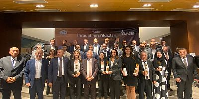Egeli maden ihracatçılarında ödül coşkusu