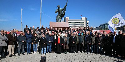 İzmirli Gazeteciler'den 'Süleyman Gençel' eylemi